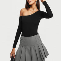 Cartwright Mini Skirt Charcoal