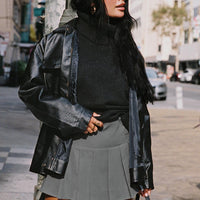 Cartwright Mini Skirt Charcoal