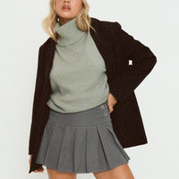 Cartwright Mini Skirt Charcoal