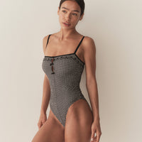 ADRIELLE MAILLOT -- LA MADDALENA GINGHAM