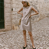 ALFREDA DRESS -- FRANCOISE FOULARD