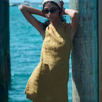 BENNETTE DRESS -- GOLDEN OLIVE