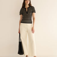 BRANDIE TOP -- NOIR ALLAIRE STRIPE