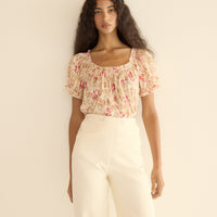 FREDERICA TOP -- FLEURS DE PROVENCE
