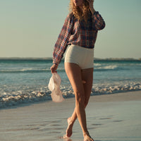 JANIS TOP -- CÔTE D'AZUR PLAID