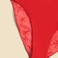 High Tide Cheeky Bikini Bottoms - Poppy