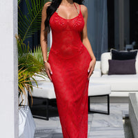 Velencia Maxi Dress Red