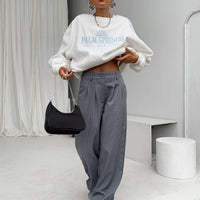 Archer Pants Pinstripe Grey