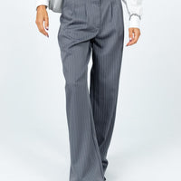 Archer Pants Pinstripe Grey
