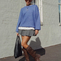 Cartwright Mini Skirt Charcoal