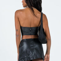 Lupton Pu Mini Skirt Black
