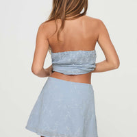 All My Friends Mini Skirt Blue