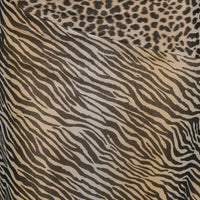 Diora Asymmetrical Midi Skirt Animal Print