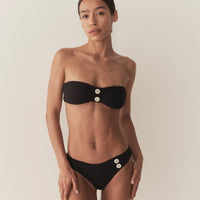 ALARA BIKINI BOTTOM -- NERO