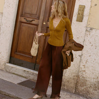 ALBANIE TOP -- YELLOW THISTLE