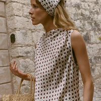 ALFREDA DRESS -- FRANCOISE FOULARD