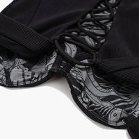 Boardwalk Bombshell One Piece - Black Rib