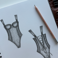 Boardwalk Bombshell One Piece - Black Rib