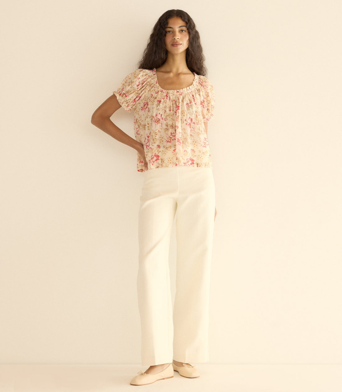 FREDERICA TOP -- FLEURS DE PROVENCE