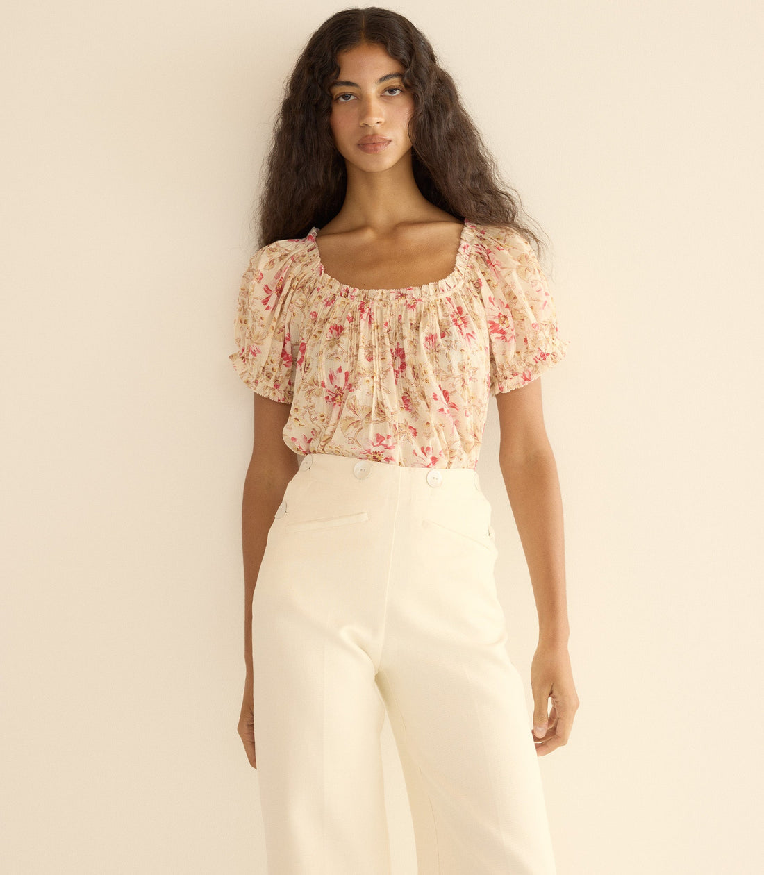 FREDERICA TOP -- FLEURS DE PROVENCE