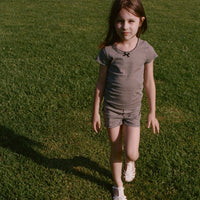 HUCKLEBERRY TEE -- NOIR LA MADDALENA GINGHAM