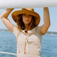 Holiday Bucket - Tan Cord