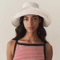 LARK HAT -- WHITE