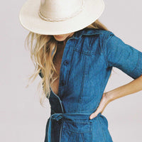 Paradise Fedora - Cream